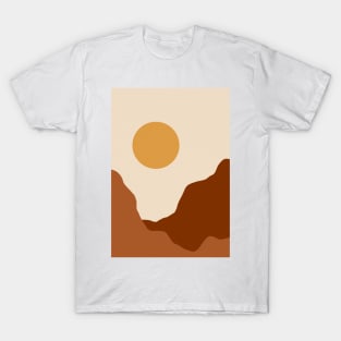 Abstract Sunset Painting 7.6 T-Shirt